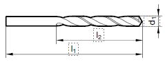 Spiralbohrer lang 3.80 mm