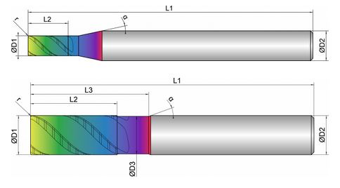 VHM Schruppfräser  12.00 mm