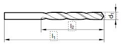 Spiralbohrer lang 2.00 mm