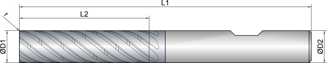 VHM Trochoidalfräser   10.00 mm