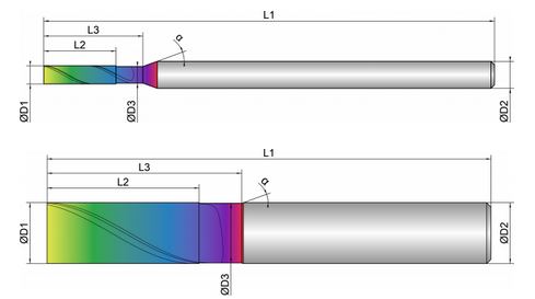 VHM Schaftfräser     8.00 mm