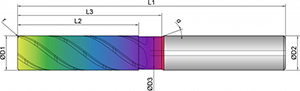 VHM Trochoidalfräser  mit IK  12.00 mm
