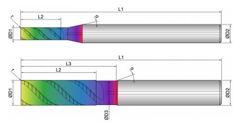 VHM Schruppfräser      6.00 mm
