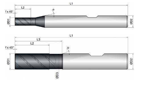 VHM Schruppfräser    4.00 mm