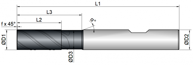 VHM Schaftfräser     8.00 mm