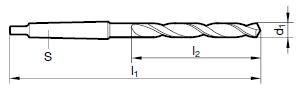 Spiralbohrer 15.00 mm