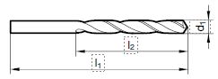 Spiralbohrer lang 2.80 mm