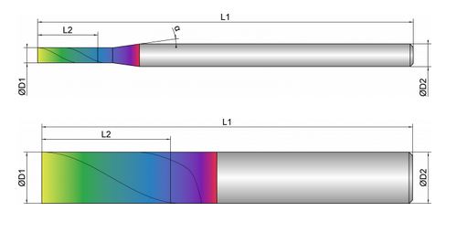 VHM Schaftfräser  10.00 mm