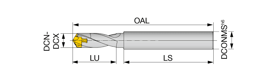 DRILLMEISTER / 2 x D / ø 13.00-13.90 mm