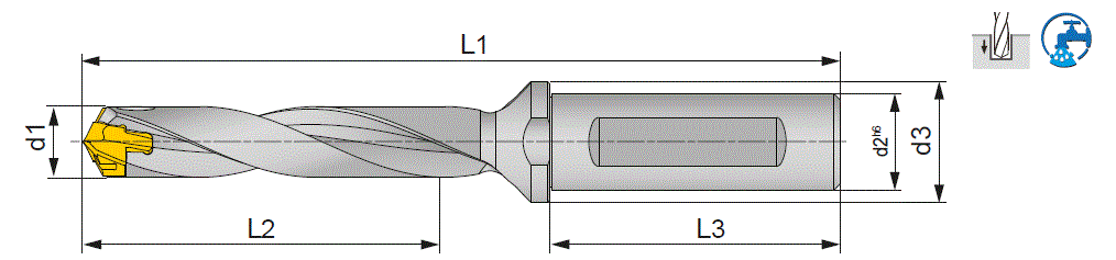 DRILLMEISTER / 5 x D / ø 18.00-18.9 mm