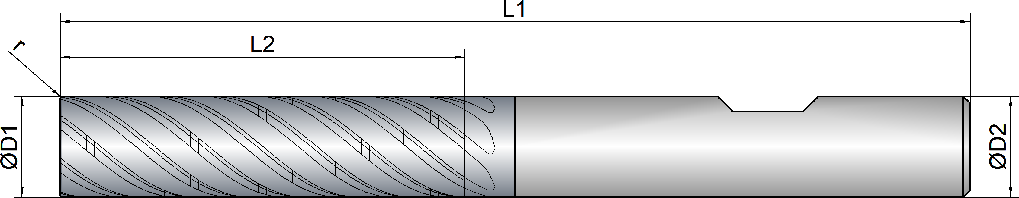 VHM Trochoidalfräser   20.00 mm