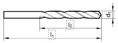 Spiralbohrer lang 0.40 mm
