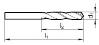 Spiralbohrer extra kurz 2.60 mm