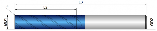 VHM Schruppfräser  10.00 mm