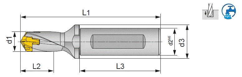 DRILLMEISTER / 1.5 x D / ø 8.00-8.9 mm