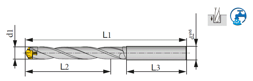DRILLMEISTER / 6 x D / ø 10.00-10.4 mm