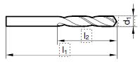 Spiralbohrer extra kurz 2.03 mm