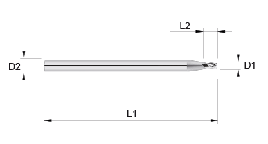 VHM Schaftfräser     1.10 mm