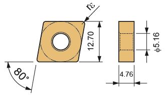 CNMG120408-TM T515