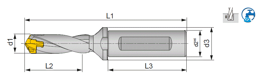 DRILLMEISTER / 3 x D / ø 8.50-8.9 mm