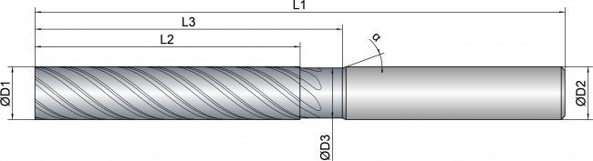 VHM Schlichtfräser   10.00 mm