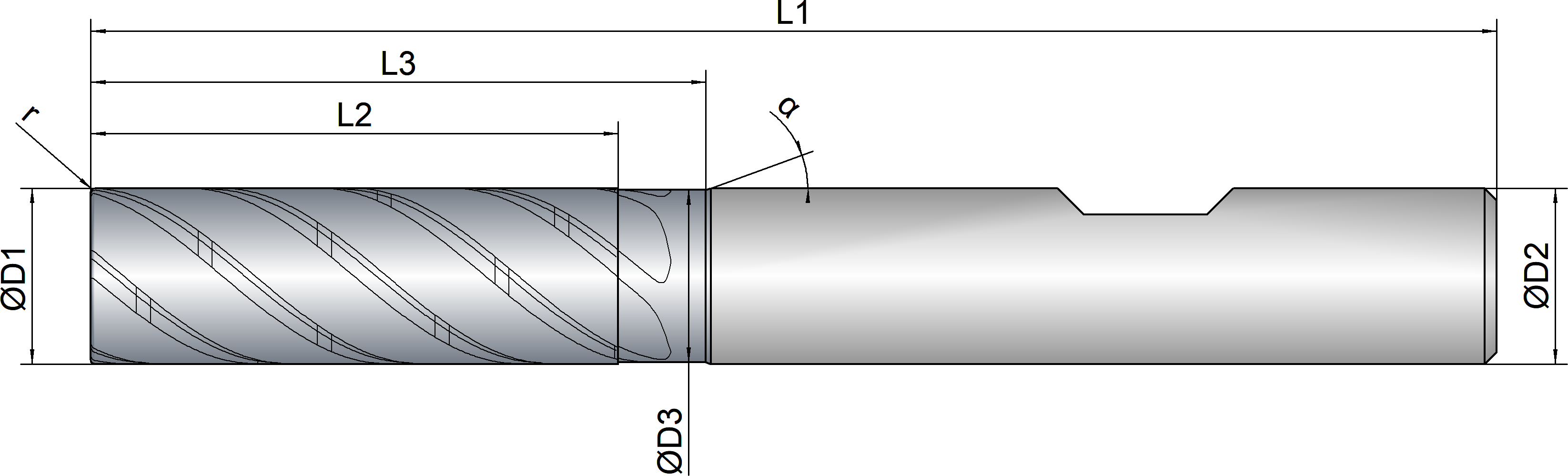 VHM Trochoidalfräser   12.00 mm