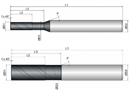 VHM Schaftfräser     6.00 mm