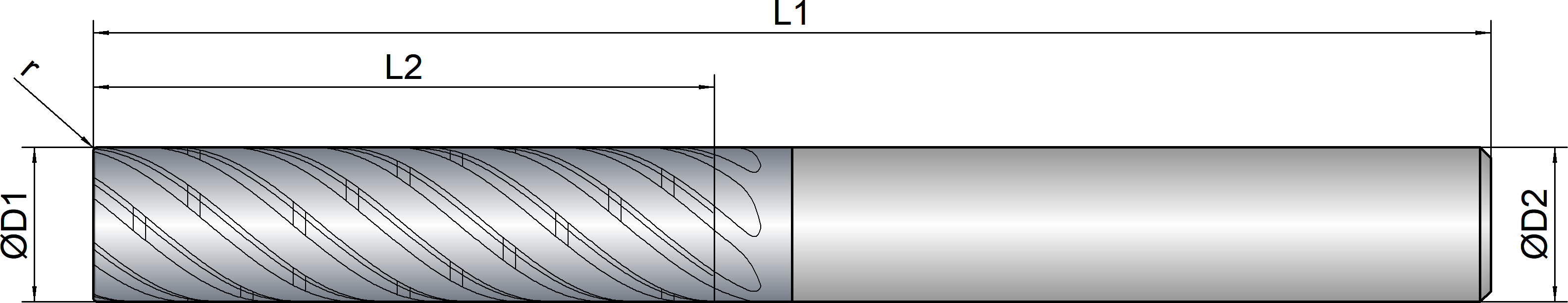 VHM Trochoidalfräser   20.00 mm