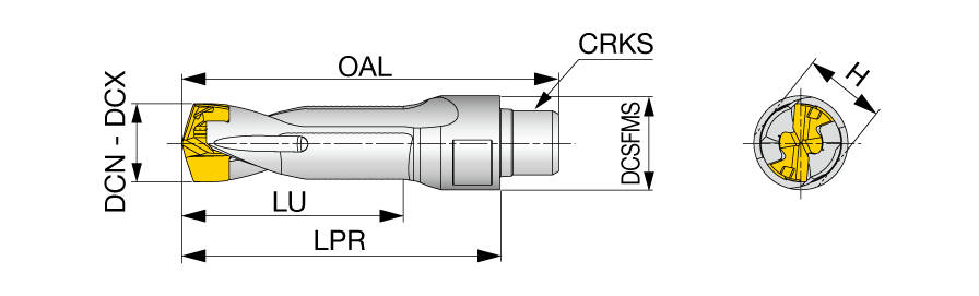DRILLMEISTER / 2 x D / ø 10.50-10.90 mm