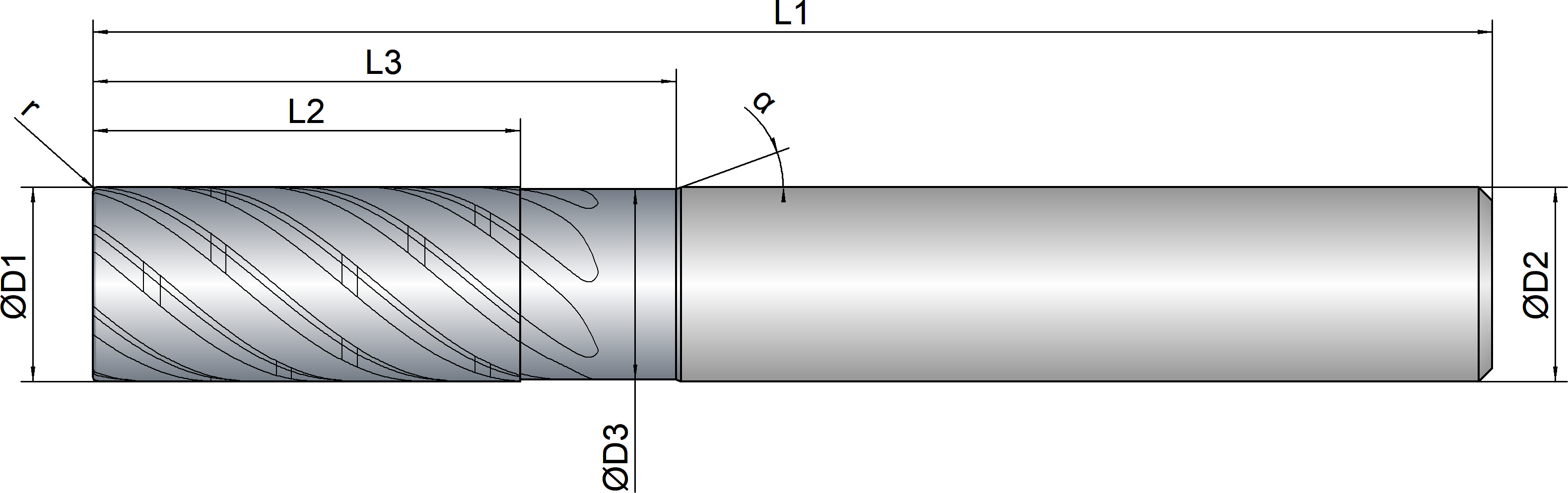 VHM Trochoidalfräser   10.00 mm