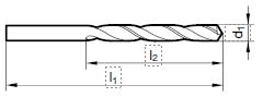 Spiralbohrer kurz 2.80 mm