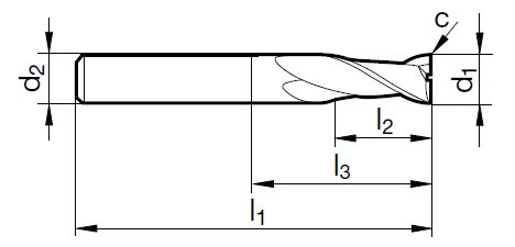 VHM Universal-Langlochfräser   6.00 mm
