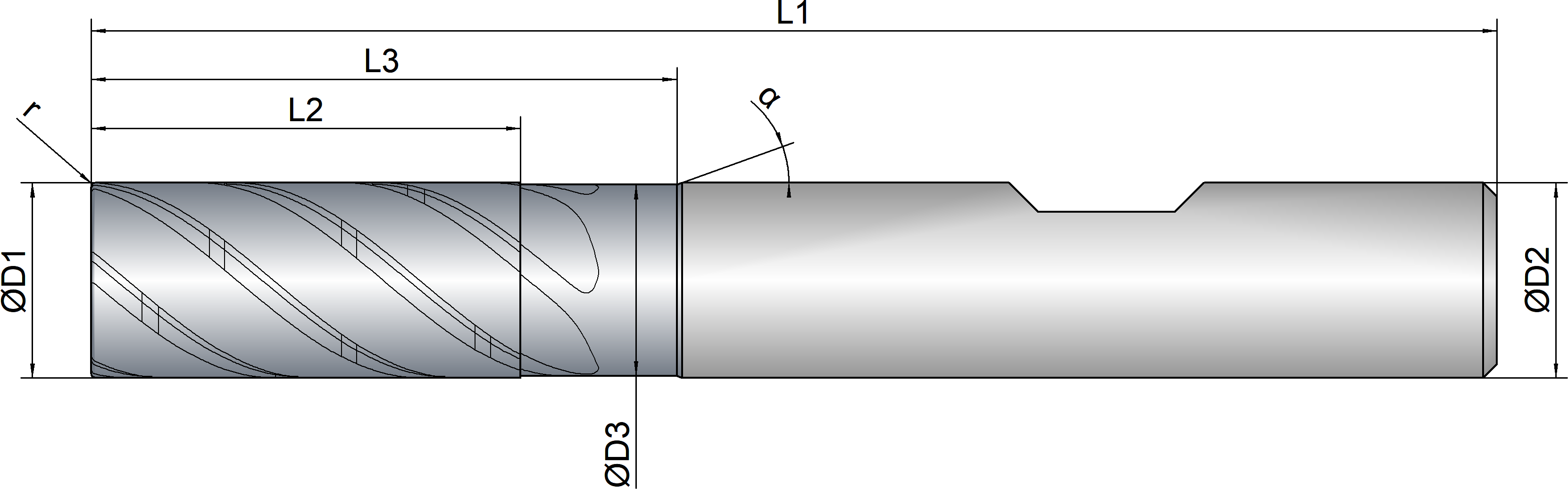 VHM Trochoidalfräser   20.00 mm