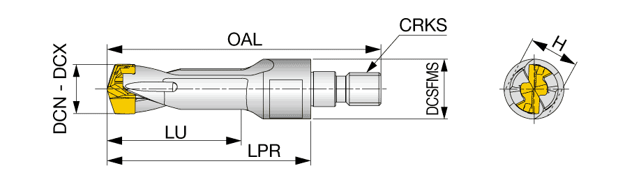 DRILLMEISTER / 2 x D / ø 8.50-8.90 mm