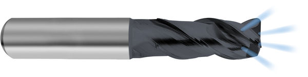 VHM Alu-Schaftfräser TF 100 W mit IK  6.00 mm