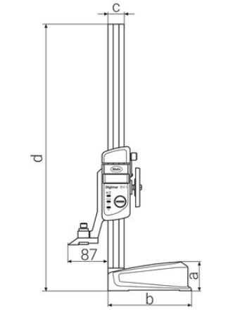 Digitaler Höhenreisser Digimar 814 SR (0 - 350 mm)