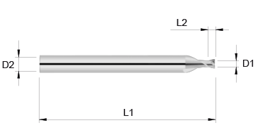 VHM Schaftfräser     1.30 mm