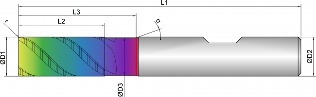 VHM Schruppfräser    8.00 mm