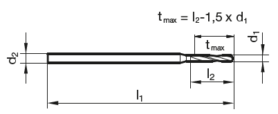Kleinstbohrer 0.70 mm