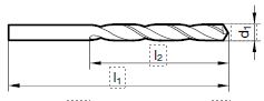 Spiralbohrer lang 2.80 mm