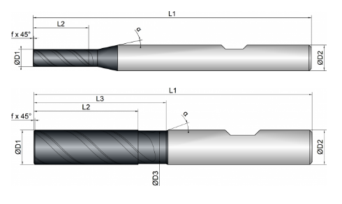 VHM Schaftfräser     4.00 mm