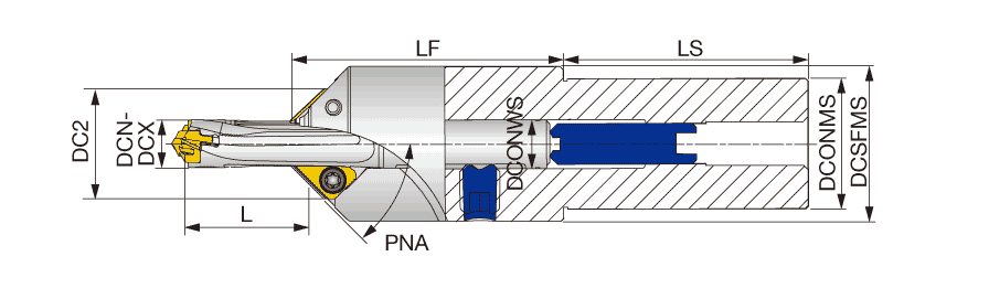 DrillMeister Fasenadapter ø 8.50-9.40 mm