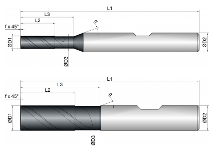VHM Schaftfräser     8.00 mm