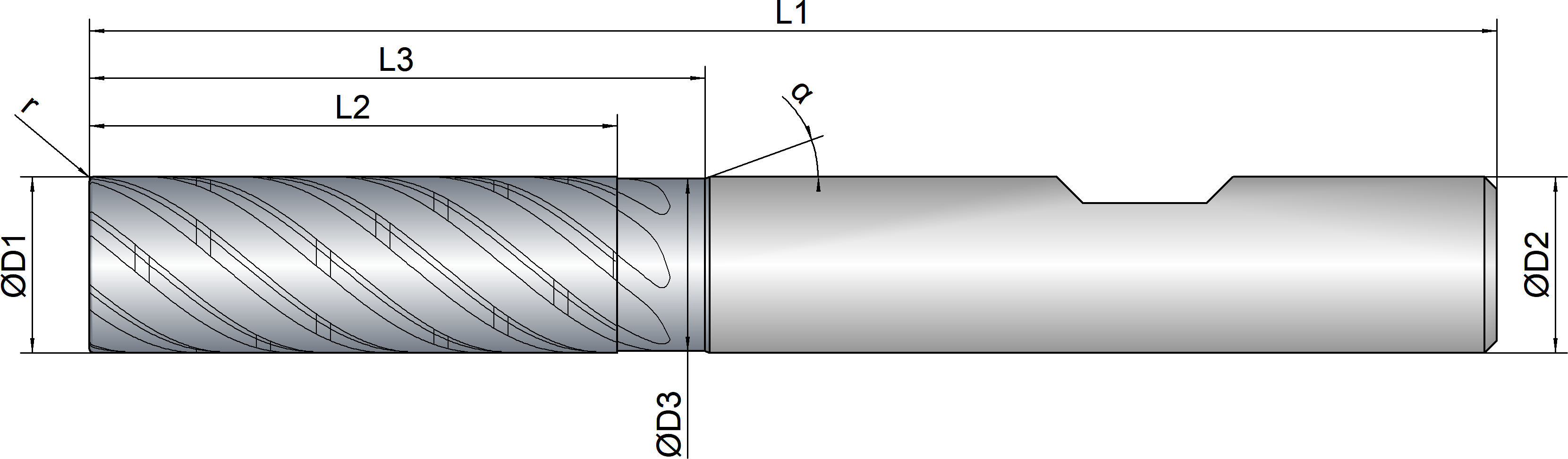 VHM Trochoidalfräser   12.00 mm