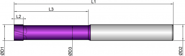 VHM Stirntorusfräser HSC  10.00 mm