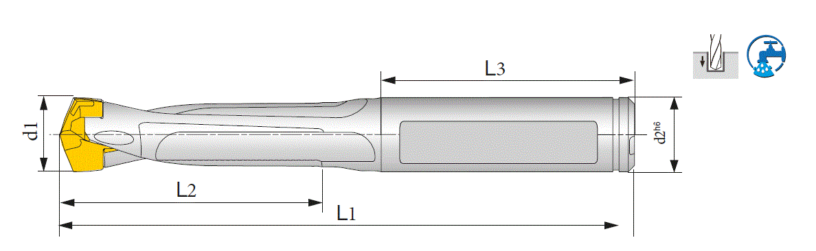 DRILLMEISTER / 3 x D / ø 12.50-12.9 mm