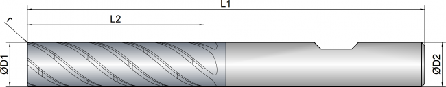 VHM Trochoidalfräser     6.00 mm