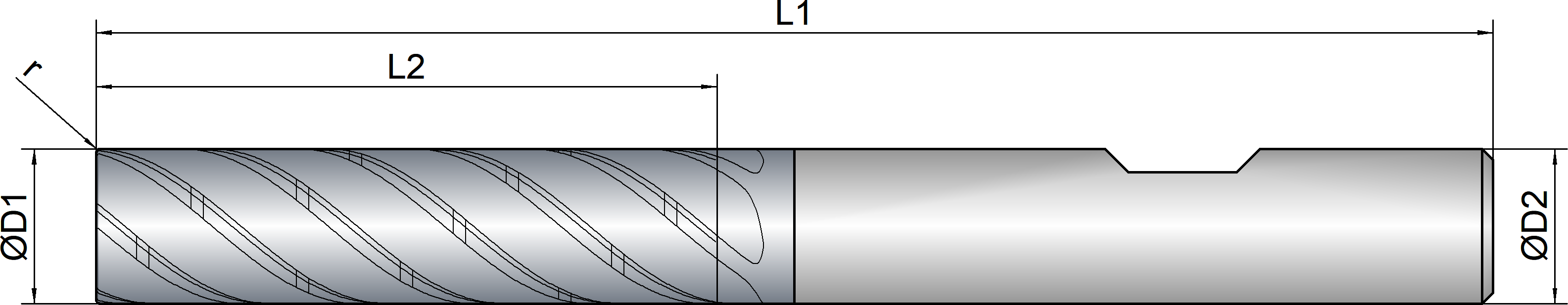 VHM Trochoidalfräser     6.00 mm