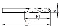 Spiralbohrer extra kurz 2.90 mm