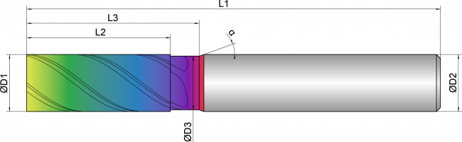 VHM Schaftfräser    4.00 mm